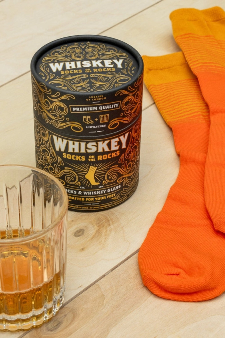 Suck UK Whiskey Socks On The Rocks
