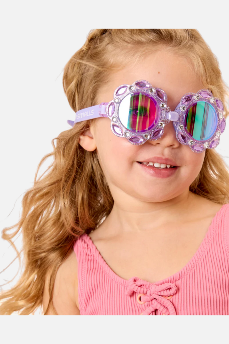 Super Smalls Lavender Haze Swim Goggles – detail