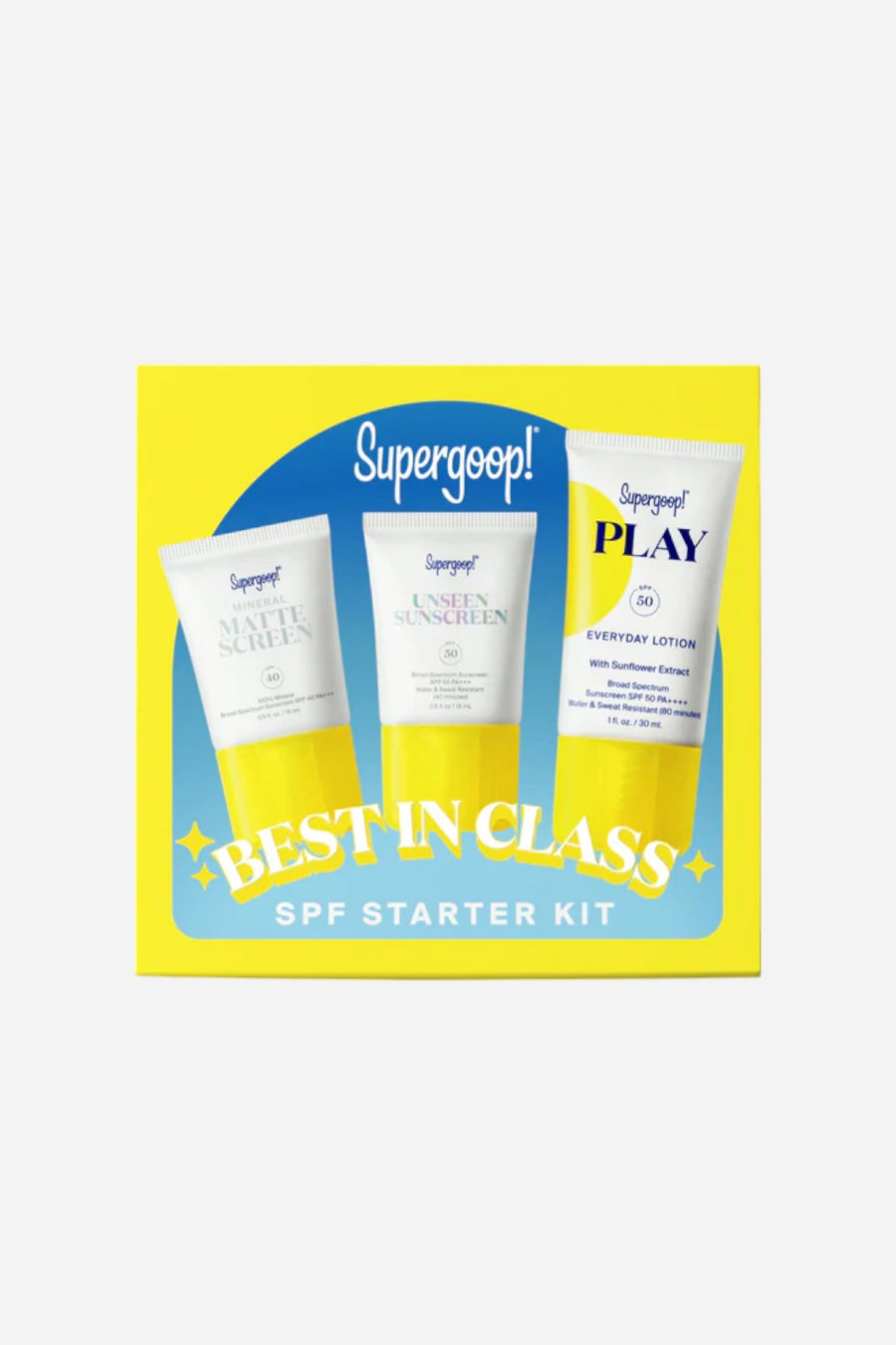 Supergoop Best in Class SPF Starter Kit