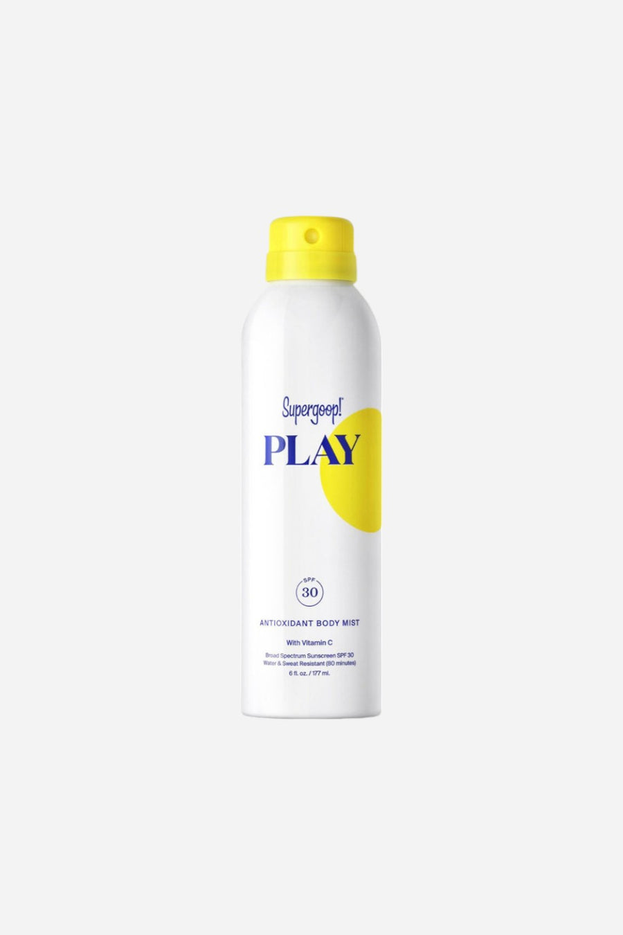 Supergoop! 6 Oz PLAY Antioxidant Body Mist SPF 30 with Vitamin C