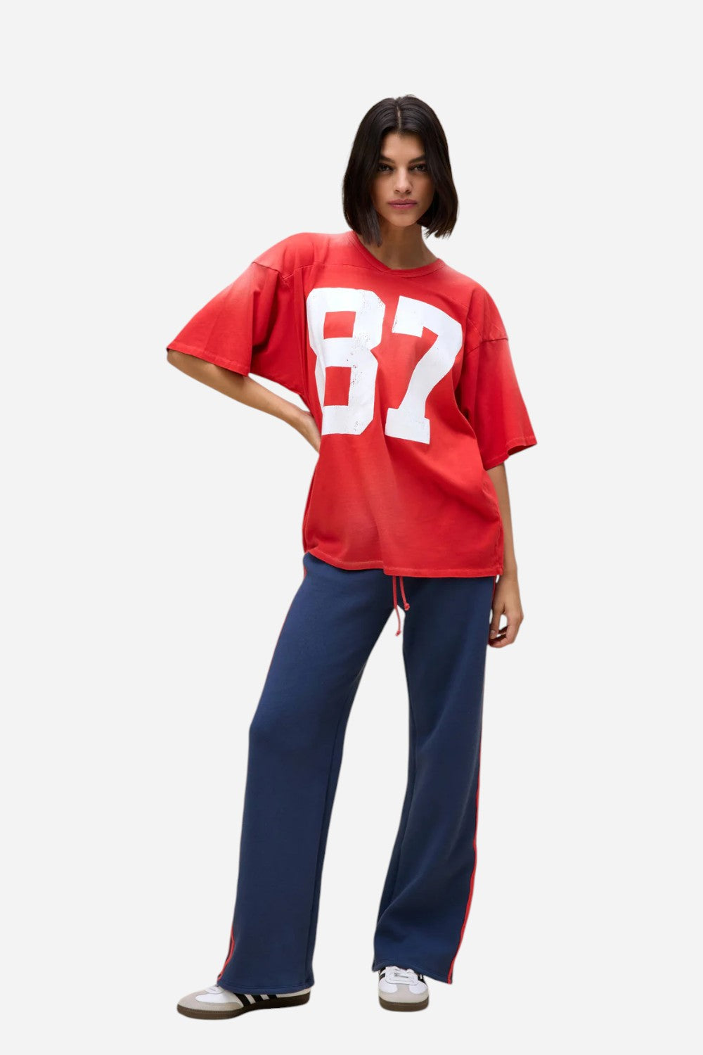 Daydreamer LA 87 Oversized Jersey Tee – CHROME