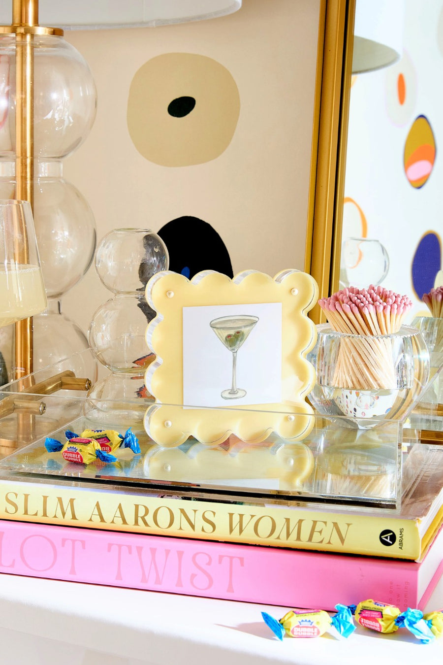 Tart by Taylor Butter Yellow Mini Acrylic Picture Frame