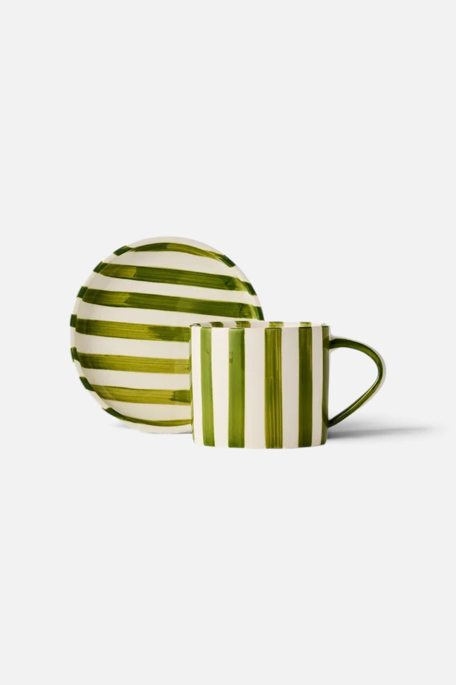 Teaspressa Tratto Striped Cafe Cup & Saucer Set
