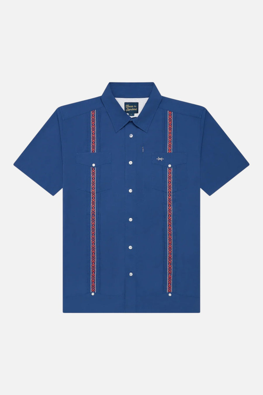 Texas Standard Guayabera Libre Short Sleeve Shirt in Libertad