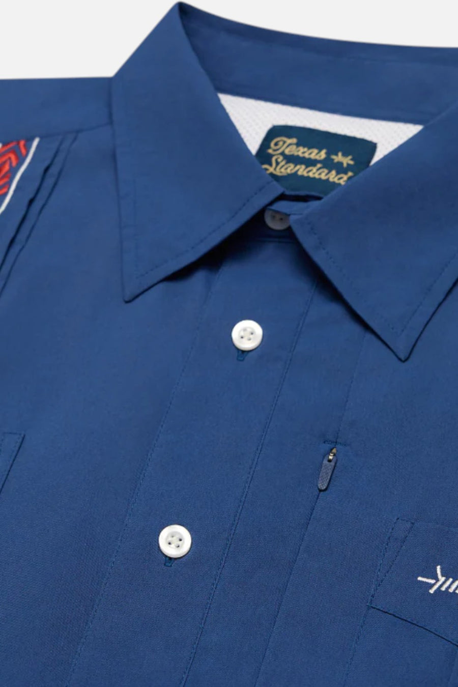 Texas Standard Guayabera Libre Short Sleeve Shirt in Libertad