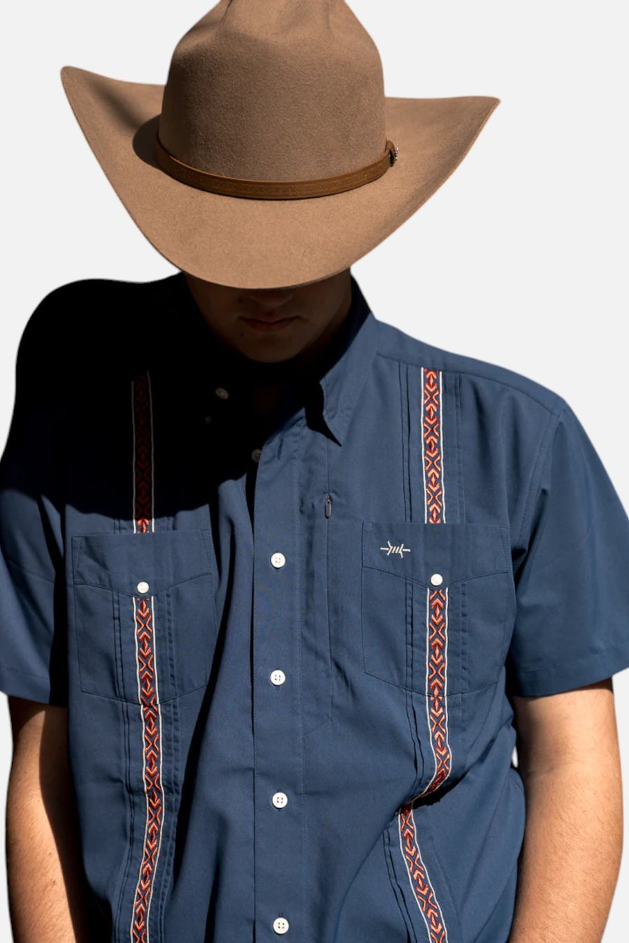 Texas Standard Guayabera Libre Short Sleeve Shirt in Libertad