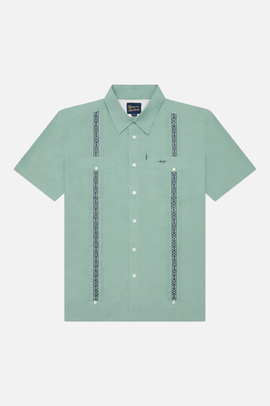 Texas Standard Guayabera Libre Short Sleeve Shirt in Marea