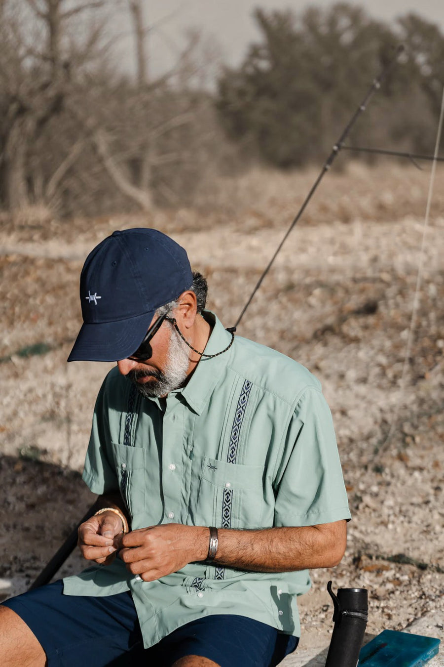 Texas Standard Guayabera Libre Short Sleeve Shirt in Marea