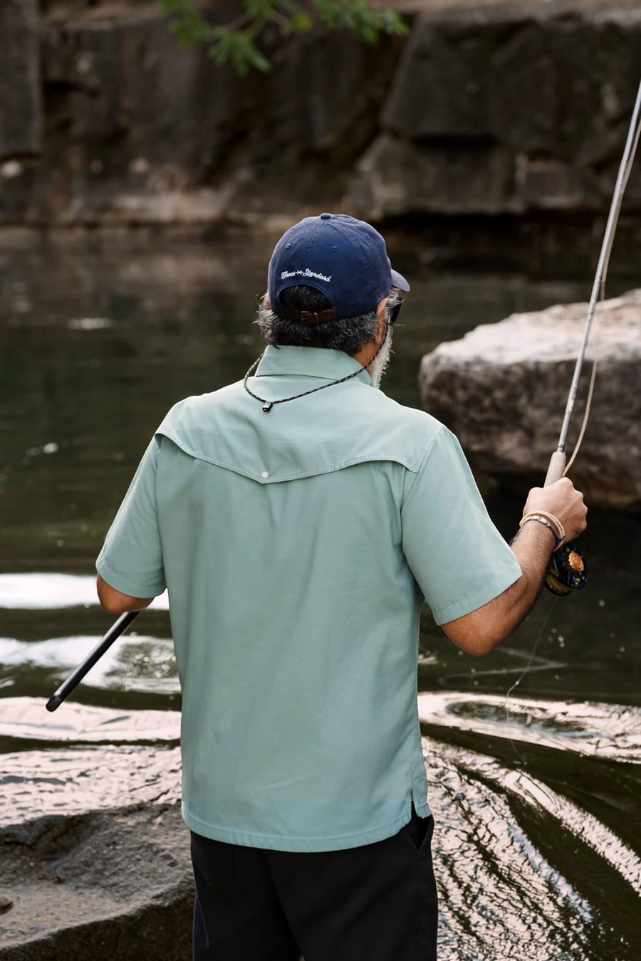 Texas Standard Guayabera Libre Short Sleeve Shirt in Marea