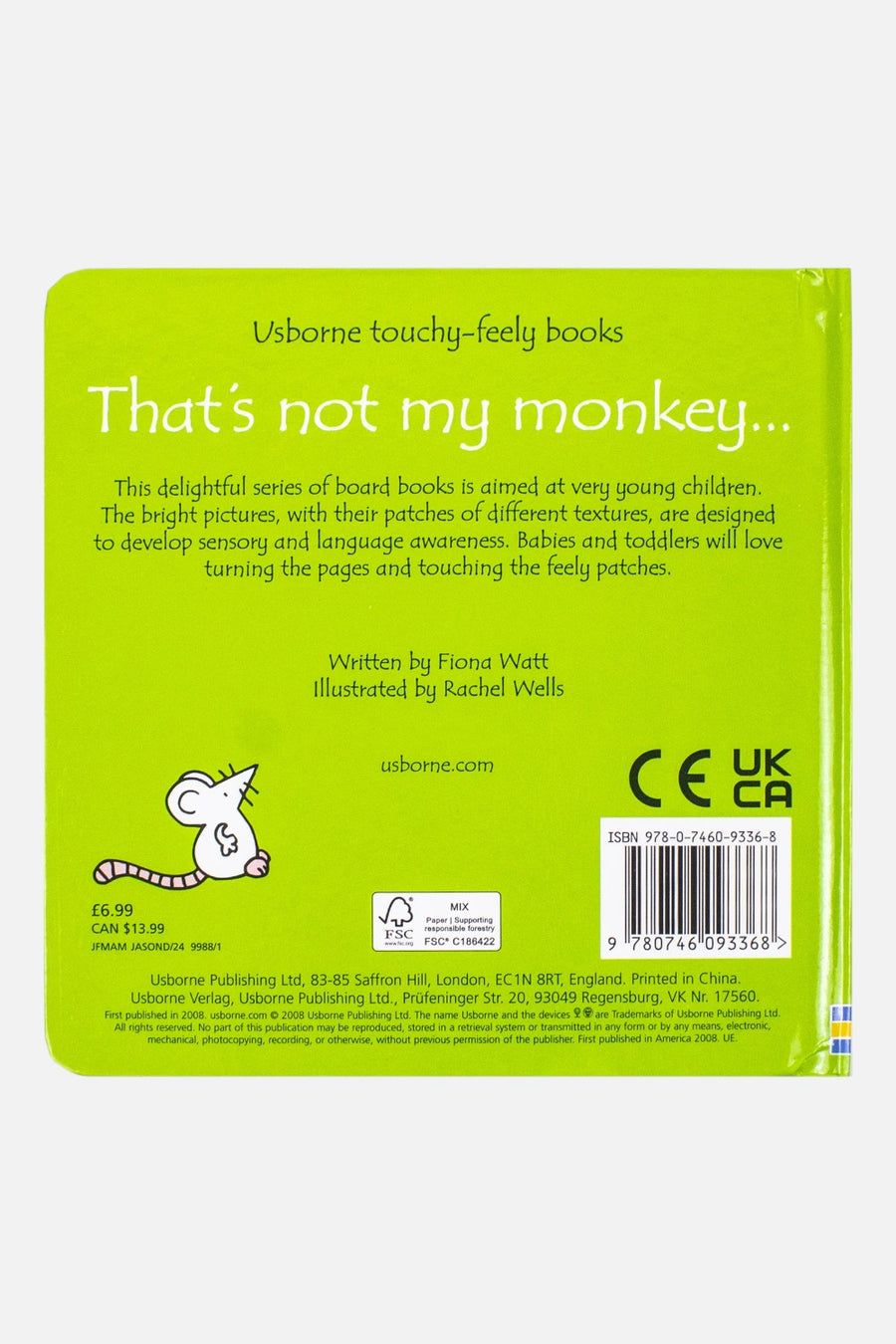 That's Not My Monkey Children's Board Book