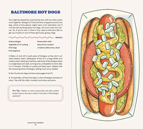 The Hot Dog Cookbook By Farideh Sadeghin