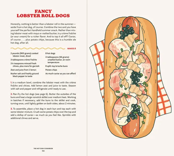 The Hot Dog Cookbook By Farideh Sadeghin