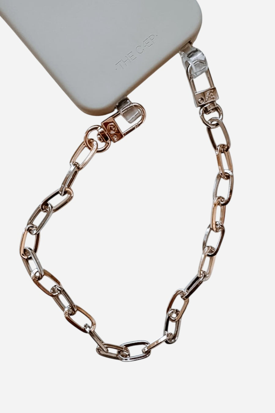 The CAEP Gold/Silver Paperclip Phone Chain