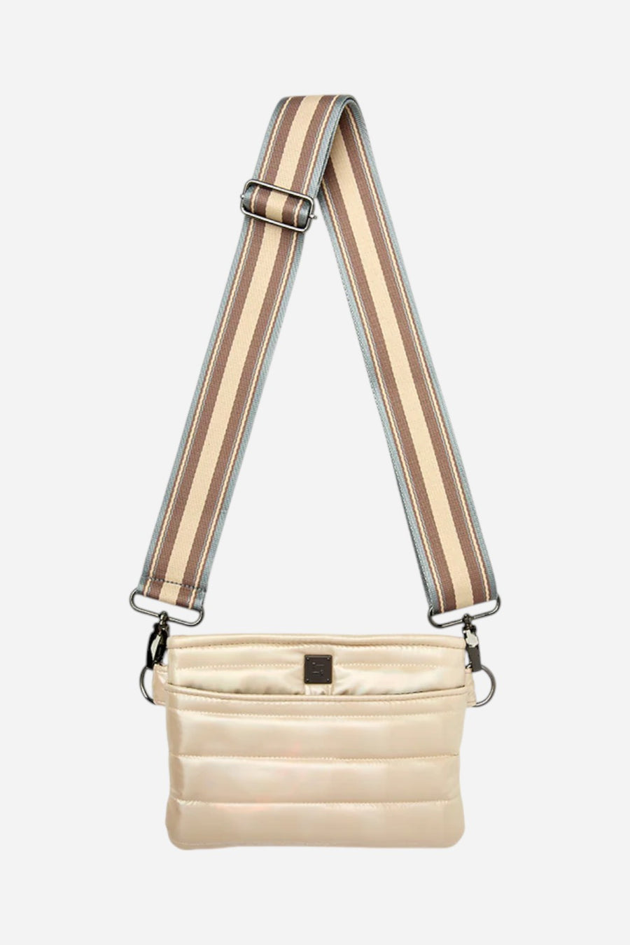 Think Royln Bum Bag/Crossbody in Pearl Cream