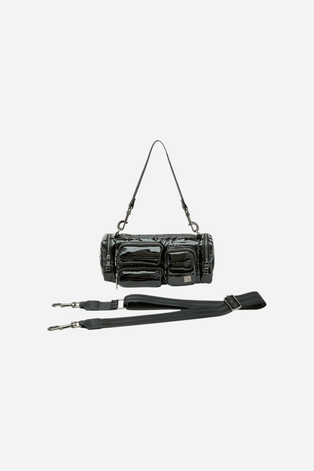 Think Royln Lady Cargo in Black Patent – CHROME