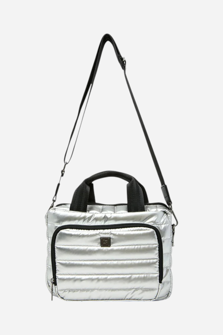 Think Royln Stowaway Toiletry Case in Pearl Silver
