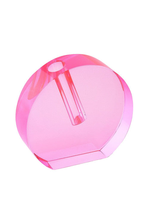 Tizo Crystal Small Pink Bud Vase
