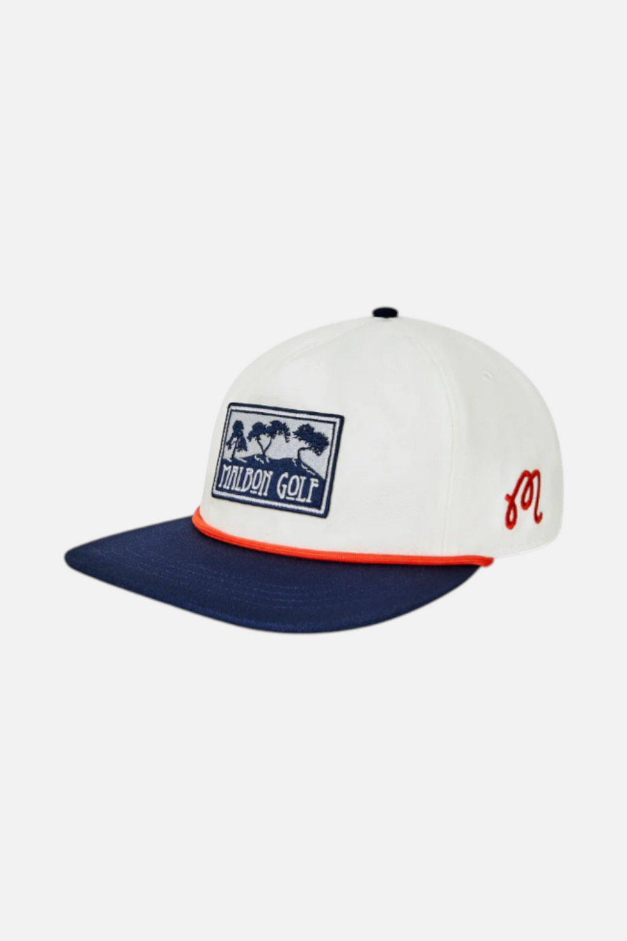 Malbon Golf Torrey Pines Rope Hat in White