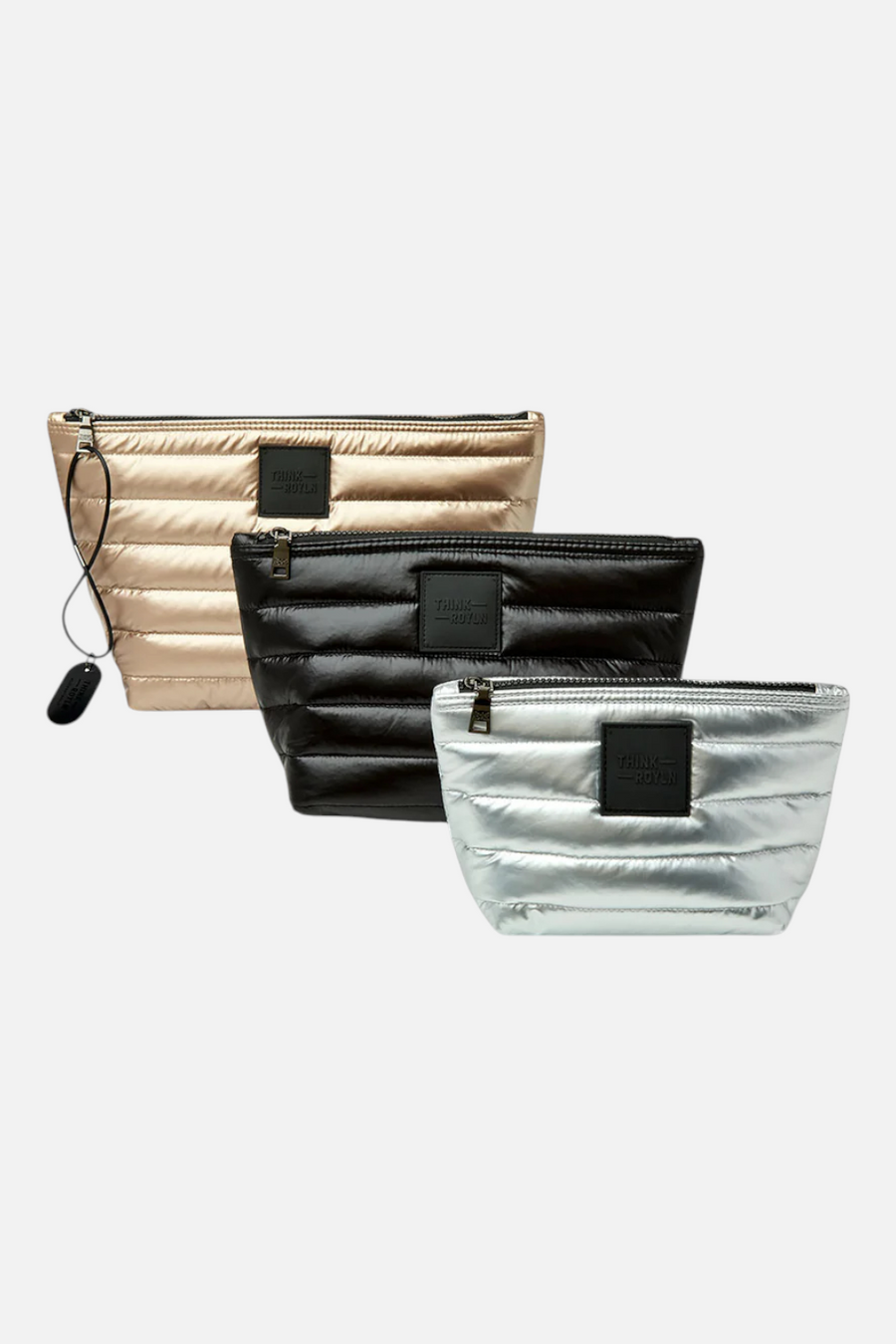 Think Royln Travel Trio Cashmere, Silver, & Black