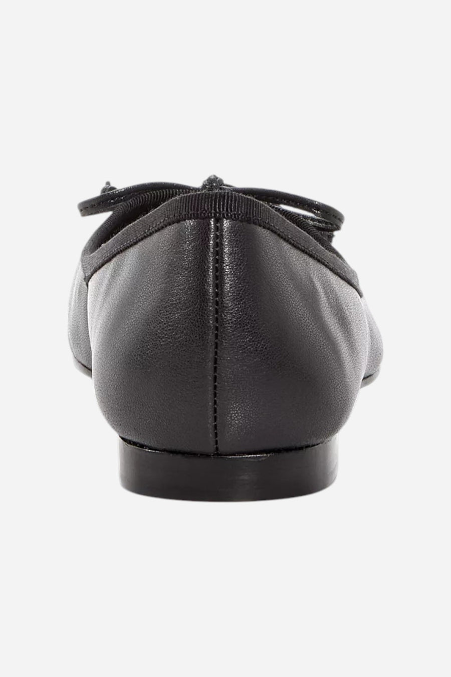 Jeffrey Campbell Tutu Ballet Flat in Black Satin