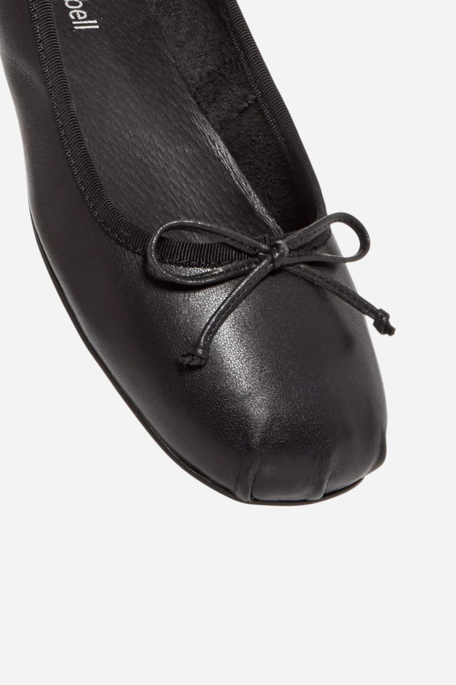 Jeffrey Campbell Tutu Ballet Flat in Black Satin