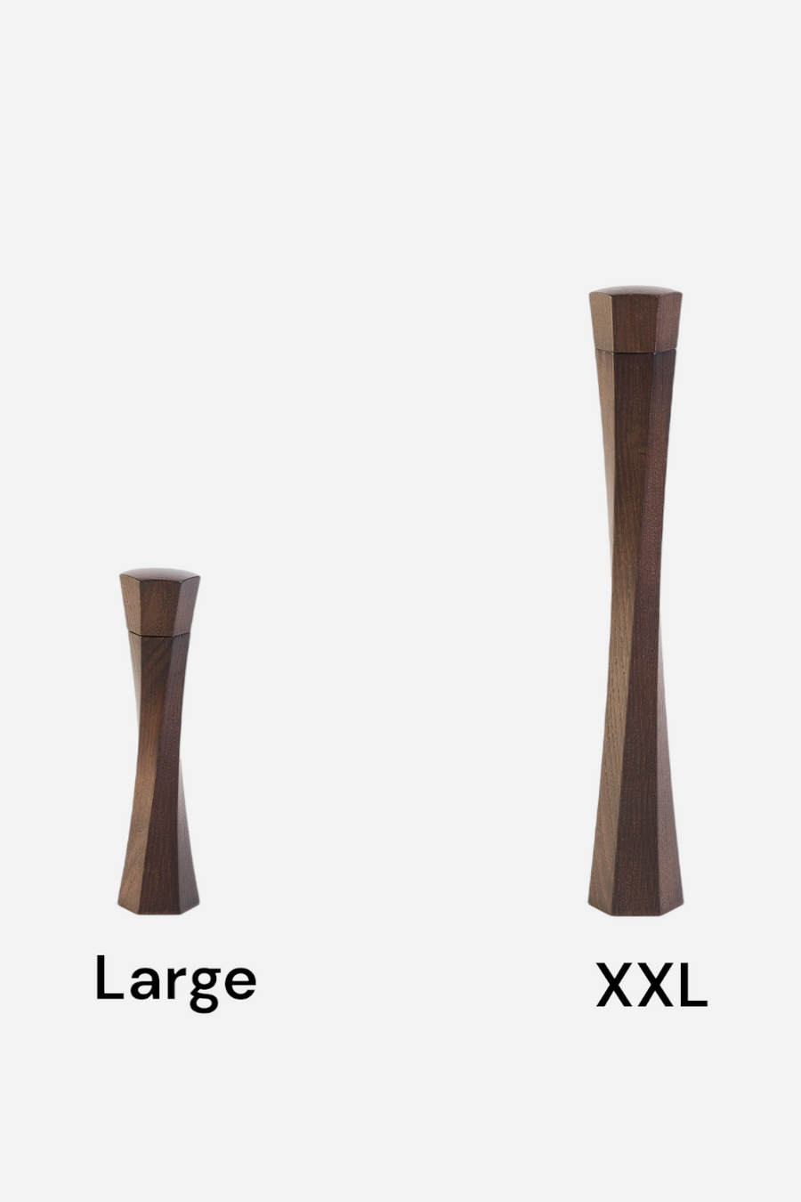Twist Ashwood Salt & Pepper Mill in XXL
