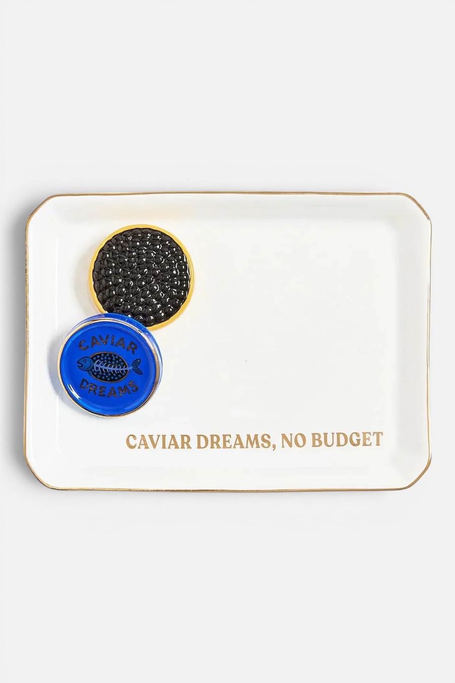 Two's Company Caviar Dreams Decorative Tray