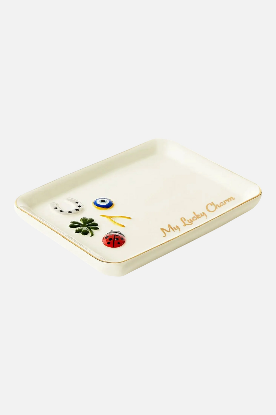 Two's Company Lucky Charm Decorative Tray
