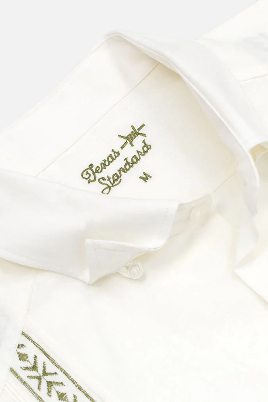 Texas Standard Tejas Guayabera Short Sleeve Shirt in Flores