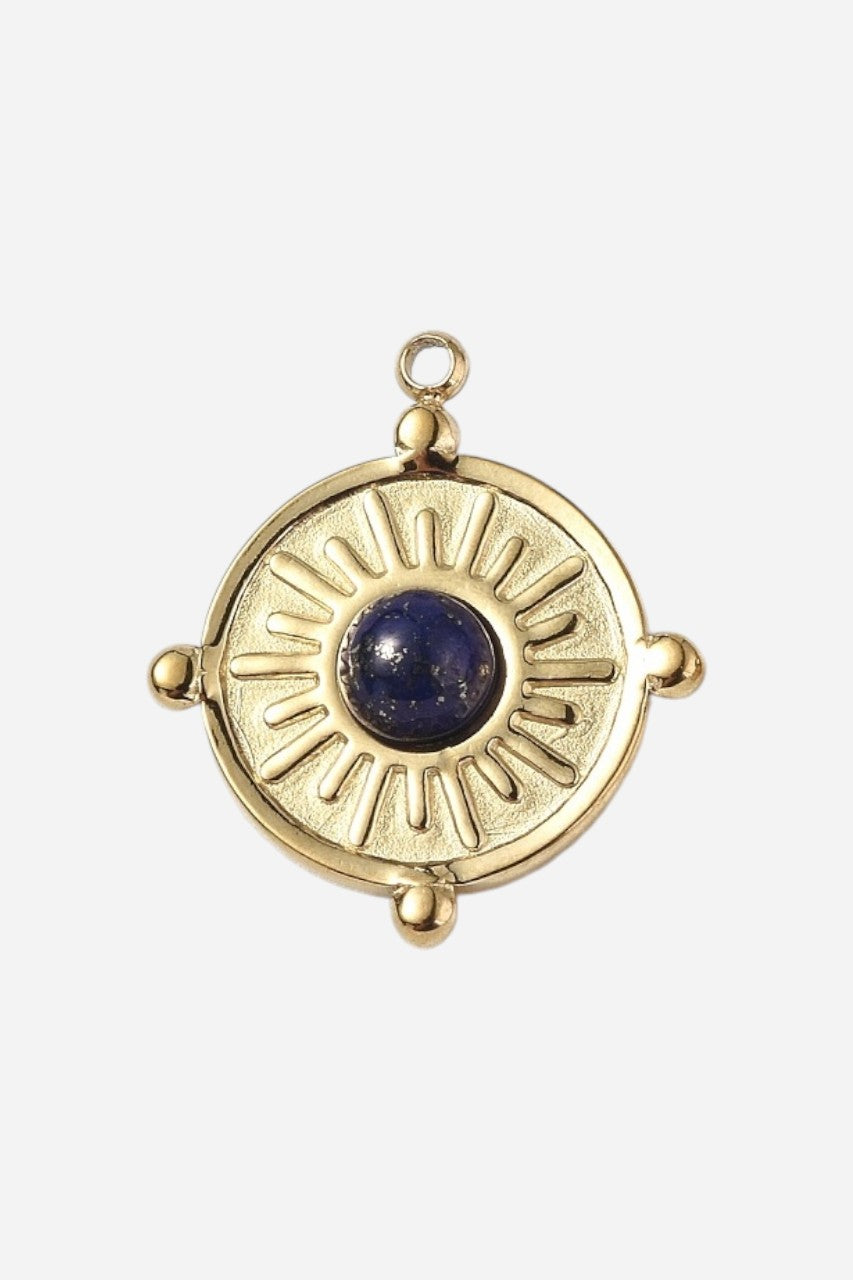 Farrah B Vintage Lapis Stone Charm