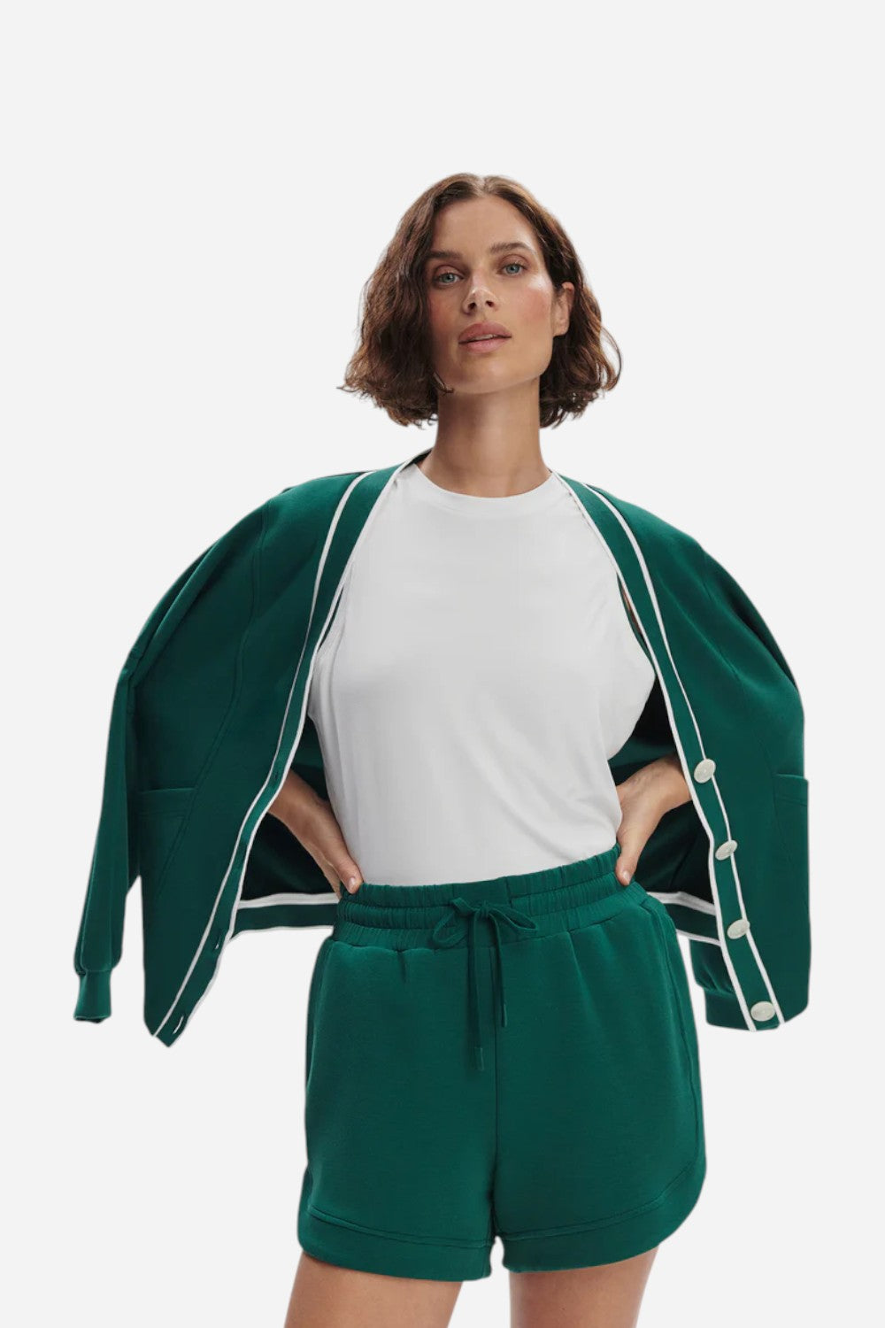 (取寄) バーリー レディース オーリー ハイライズ ショーツ Varley women Ollie High-Rise Shorts Forest Varley Ollie High-Rise Short 3.5