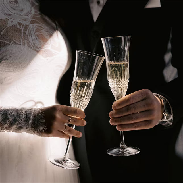 Waterford Lismore Diamond Essence Flutes - Set of 2