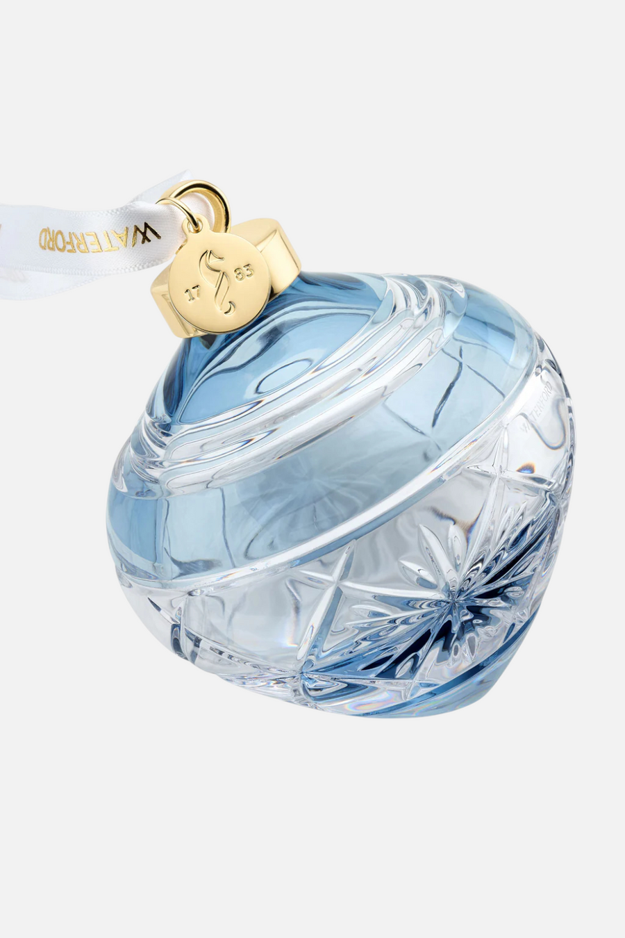 Waterford Winter Wonders Snowflake Bauble Ornament in Icy Blue