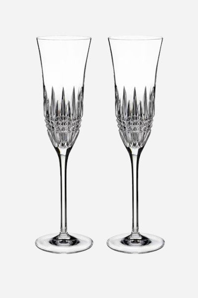 Waterford Lismore Diamond Essence Flutes - Set of 2