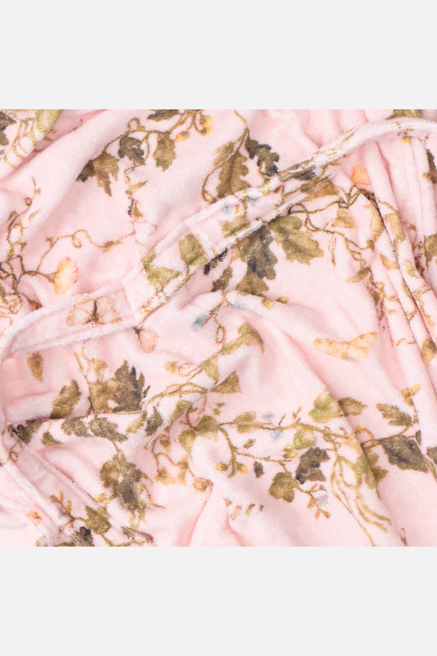Weezie Bell Sleeve Plush Robe in Vivian Cherry