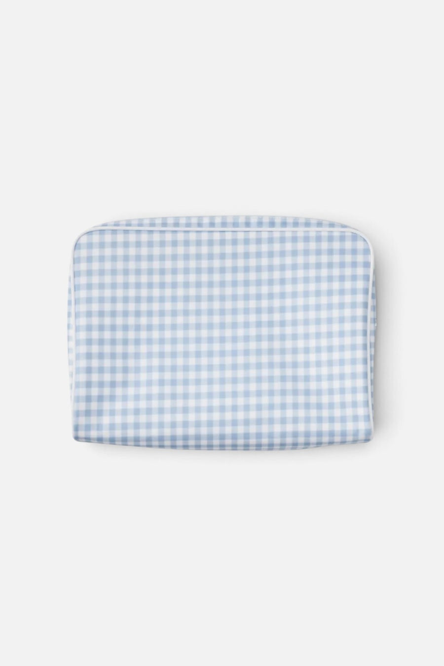 Weezie Gingham Toiletry Bag in Light Blue