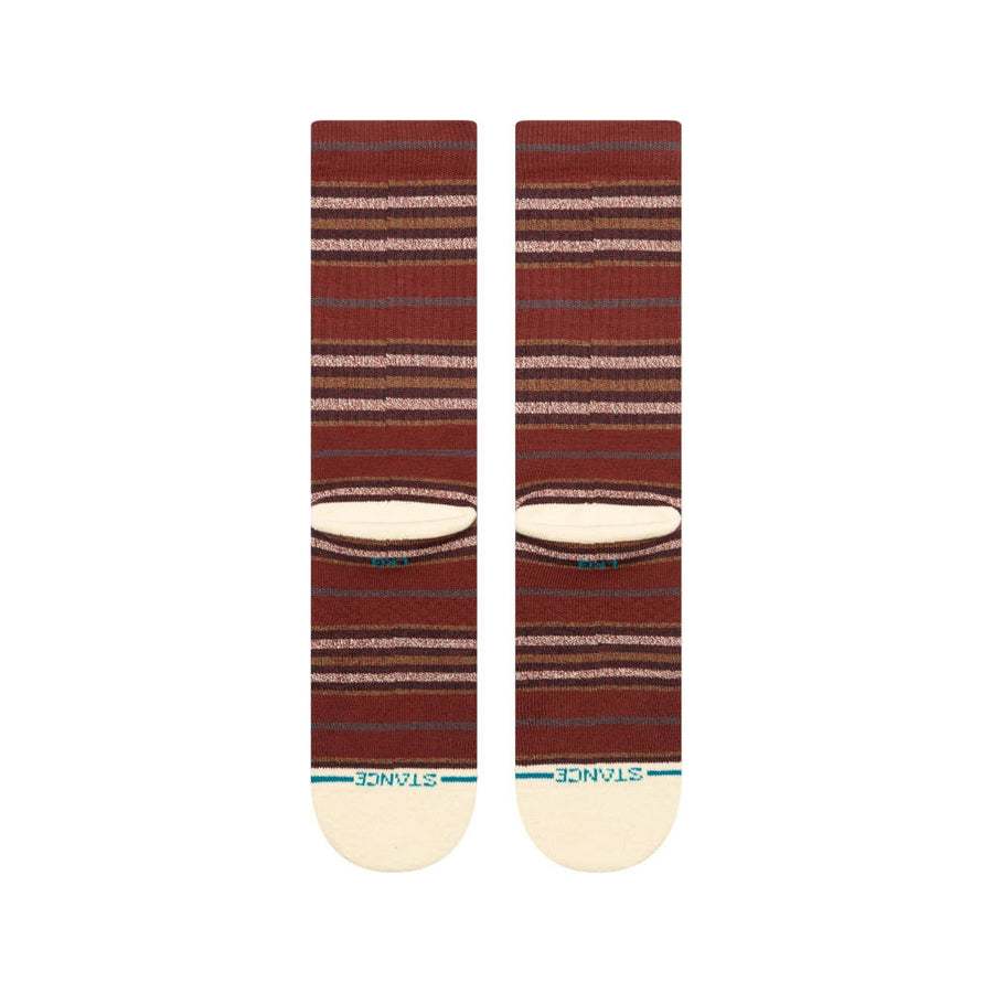 Stance Wilfred Crew Socks in Maroon