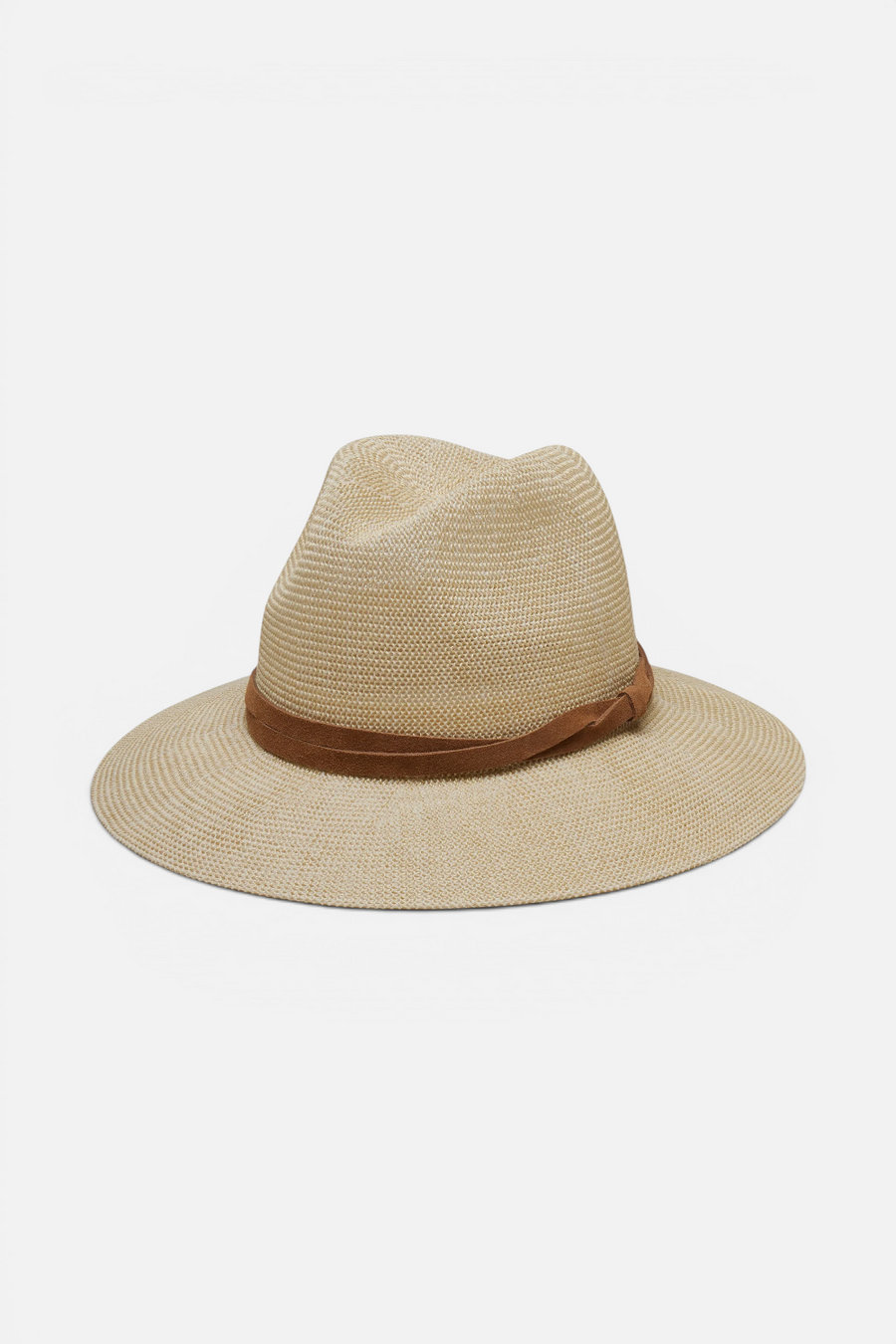 Wyeth Hats Sedona Straw Panama Wide Brim Hat in natural, front view