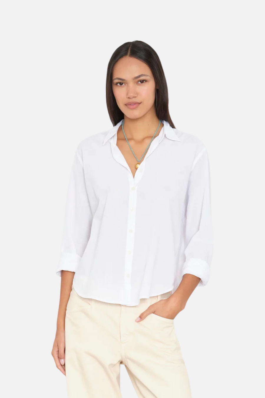 Xirena Bowie Shirt in White