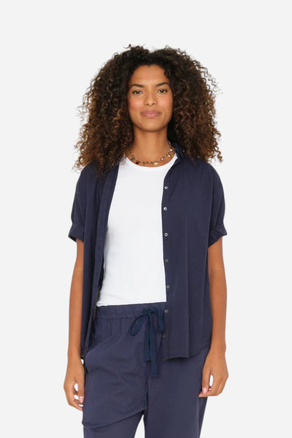 Xirena Navy Channing Shirt