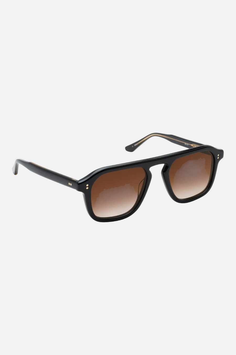 Krewe Zander Sunglasses in Black & Black Tea
