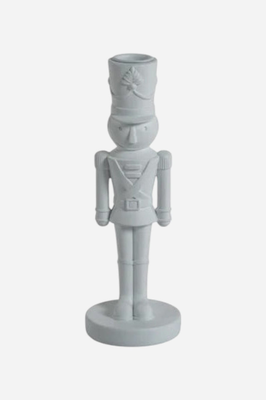 Zodax Nutcracker Taper Candle Holder in White