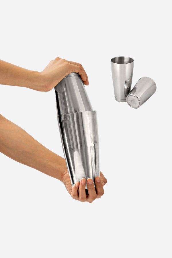 A Bar Above Boston Cocktail Shaker Weighted/Weighted in Stainless Steel