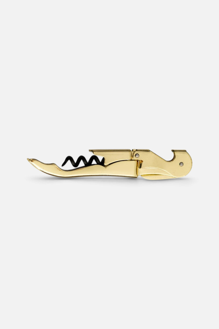 A Bar Above Wine Key Opener in Gold – side view
