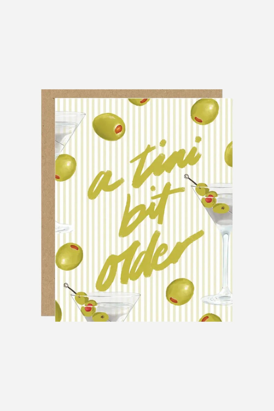 A Tini Bit Older Birthday Card – front view