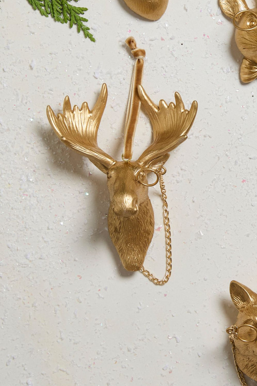 Accent Decor Eugene the Moose Ornament – back view