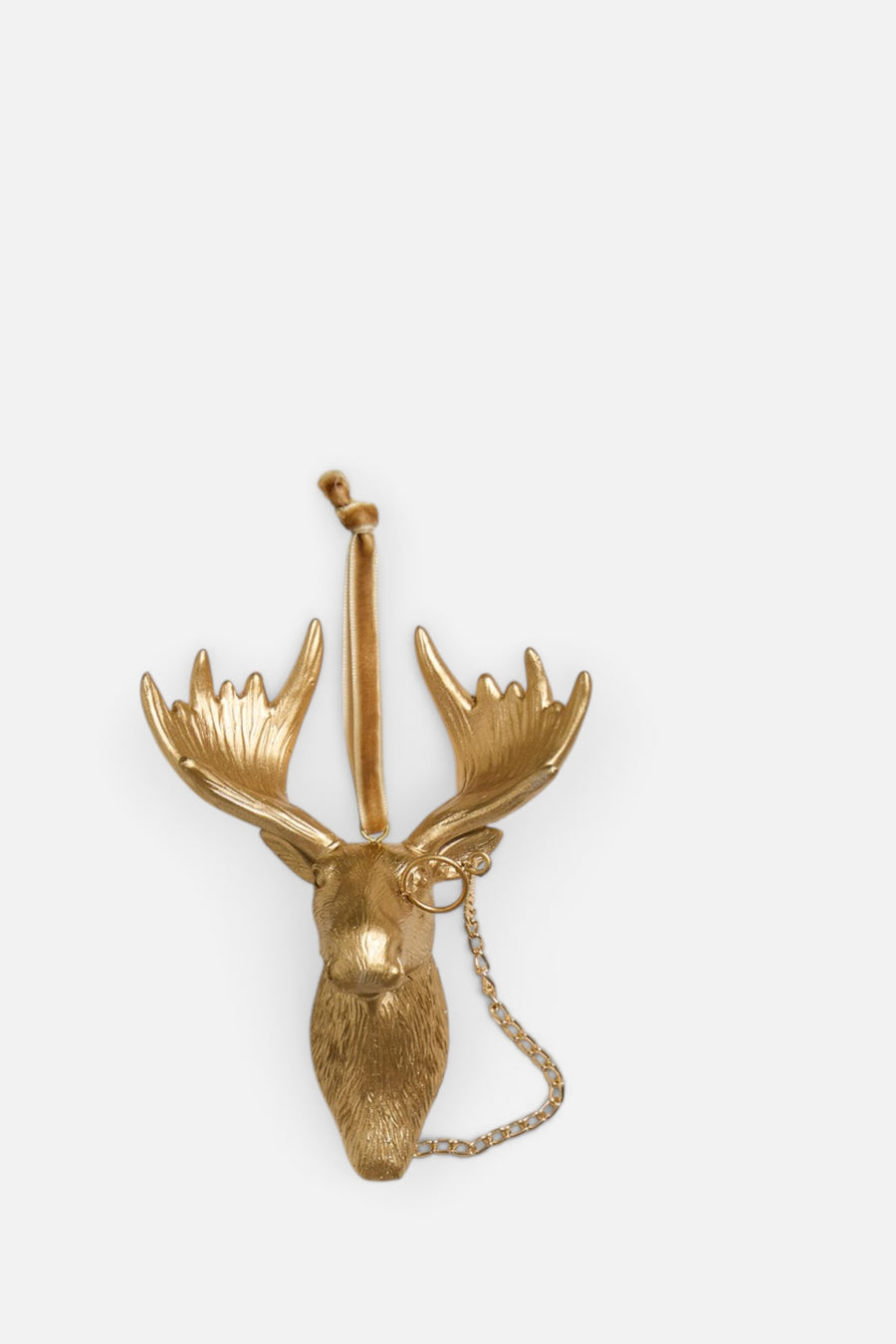 Accent Decor Eugene the Moose Ornament – side view