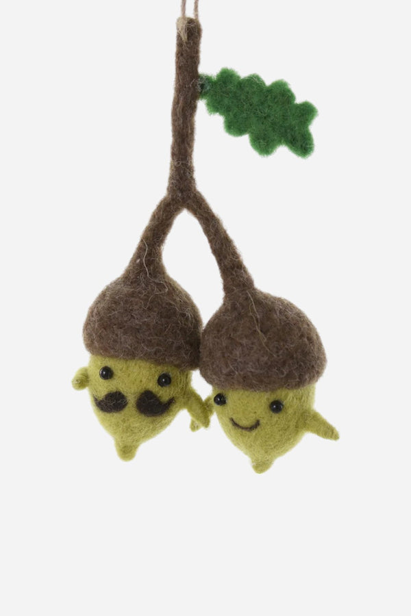 Acorns In Love Ornament