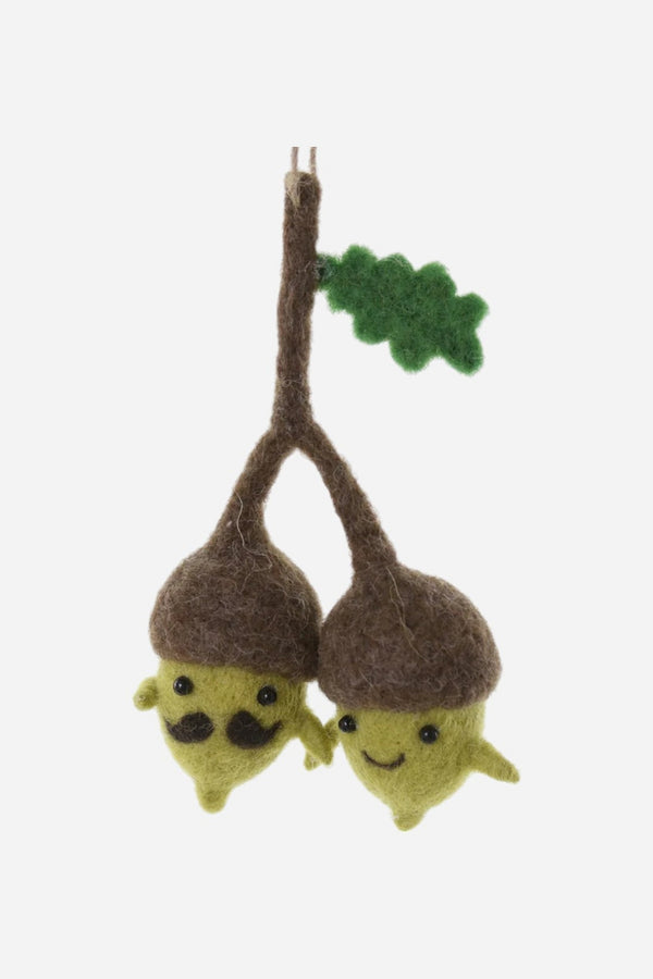 Acorns In Love Ornament