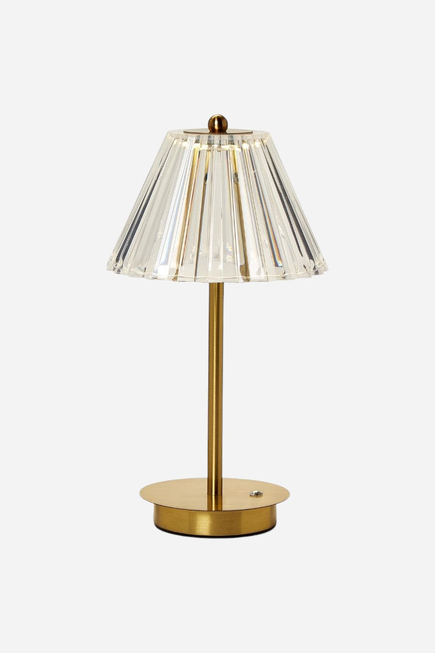 Acrylic Shade LED Table Lamp – front view